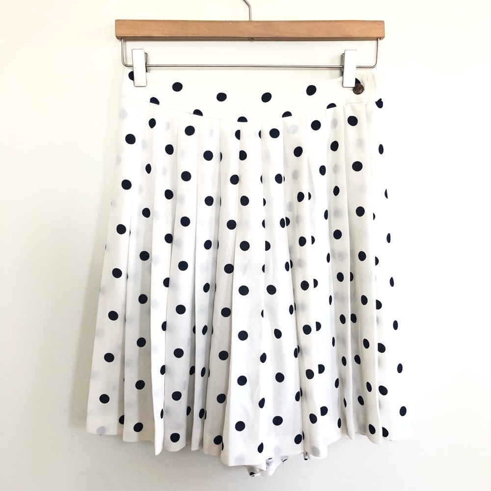 Vintage CHAUS PETITE | Polka Dot Pleated Skorts 90’s Size 8P